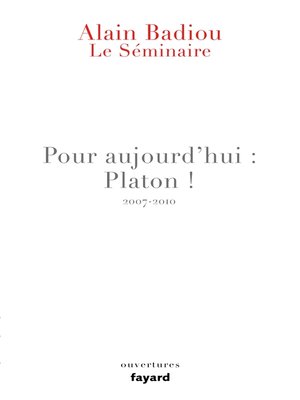 cover image of Le Séminaire--Pour aujourd'hui
